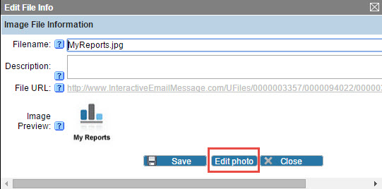 Edit Image File Info