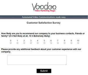 Voodoo NPS Survey Template